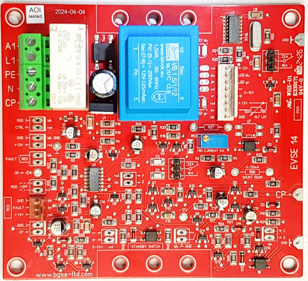 Ladesteuerung (EVSE) mit Potenziometer und DC Sensor 6mA