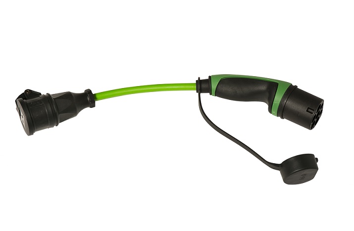 Elektro Roller E-Bike Ladekabel 16 A Typ 2 auf Schuko Adapter f