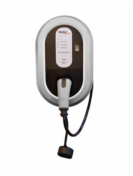 Wandladestation RATIO 35328 Typ 2 / 16A / 230V / 3,6kW mit DC Sensor